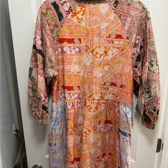 Colorful Patchwork Mini Dress - Picture 5 of 9